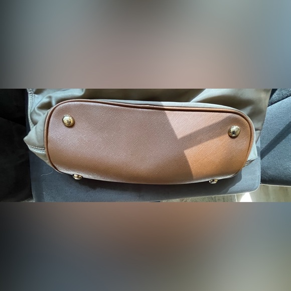 Michael Kors Brown and Tan Nylon Tote Bag - Picture 3 of 8